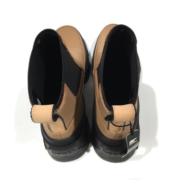 SOREL BREX CHELSEA WATERPROOF BOOTS - TAWNY LEATHER -WOMEN’S US 8 -NEW - Picture 5 of 7